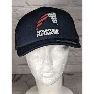 Mountain Khakis Snapback Hat  Mesh Trucker Cap Outdoors Adjustable NWT